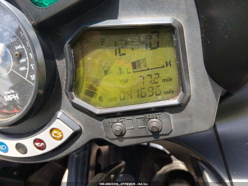 2004 Yamaha Fjr1300 VIN JYARP07E54A002035 IAAI salvage auction — NORMAL WEAR, Clear (South Carolina), sold $1,050 on 2026-07-21 (photo 7)