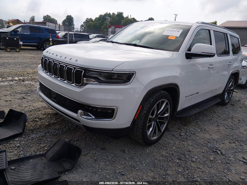 2022 Jeep Grand wagoneer VIN 1C4SJVBTXNS214984 IAAI salvage auction — REAR END, Salvage Title, sold $16,975 on 2026-09-05 (photo 2)
