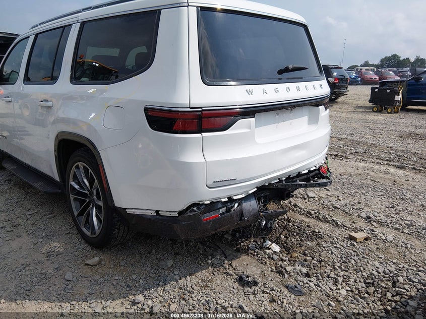 2022 Jeep Grand wagoneer VIN 1C4SJVBTXNS214984 IAAI salvage auction — REAR END, Salvage Title, sold $16,975 on 2026-09-05 (photo 6)