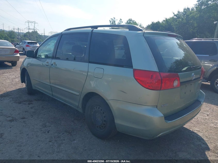 2010 Toyota Sienna VIN 5TDKK4CC0AS333572 IAAI salvage auction — NORMAL WEAR, Clear (Pennsylvania), sold $1,250 on 2026-07-24 (photo 3)