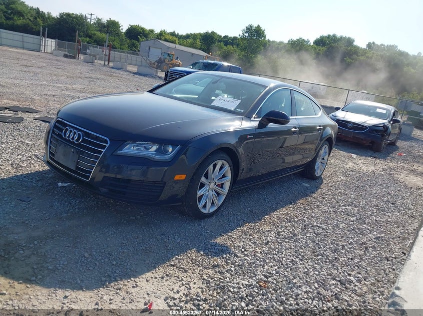 2013 Audi A7 VIN WAUYGAFC6DN034858 IAAI salvage auction — RIGHT SIDE, Salvage (Ohio), sold $1,750 on 2026-08-16 (photo 2)