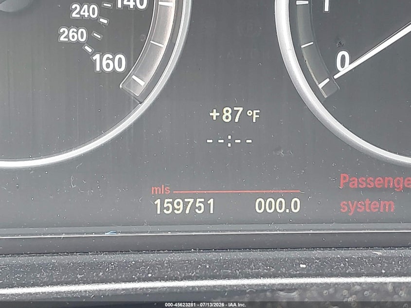 2013 BMW VIN WBAXG5C54DDY36629 IAAI salvage auction — NORMAL WEAR, Salvage Title, sold $1,025 on 2026-07-28 (photo 7)