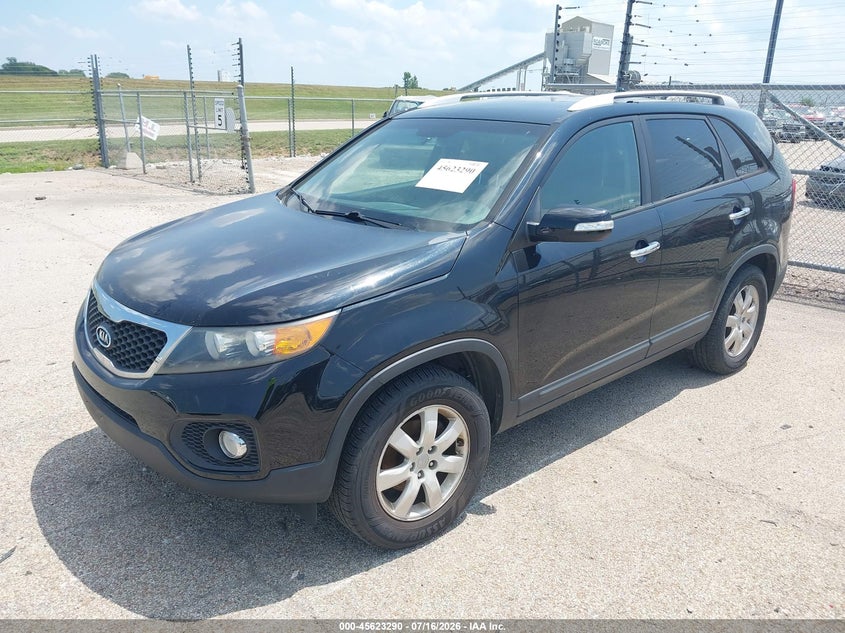 2013 Kia Sorento VIN 5XYKT3A69DG373378 IAAI salvage auction — NORMAL WEAR, Salvage Title, sold $25 on 2026-07-22 (photo 2)
