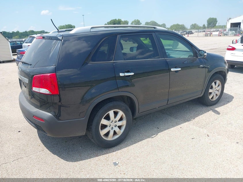 2013 Kia Sorento VIN 5XYKT3A69DG373378 IAAI salvage auction — NORMAL WEAR, Salvage Title, sold $25 on 2026-07-22 (photo 4)