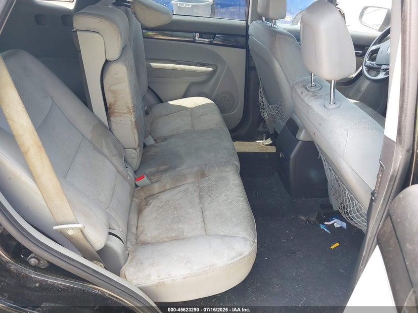 2013 Kia Sorento VIN 5XYKT3A69DG373378 IAAI salvage auction — NORMAL WEAR, Salvage Title, sold $25 on 2026-07-22 (photo 8)