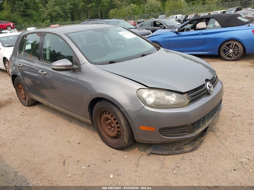 2012 Volkswagen Golf VIN WVWDB7AJ7CW270288 IAAI salvage auction — NORMAL WEAR, Clear (Florida), sold $550 on 2026-07-24 (photo 1)