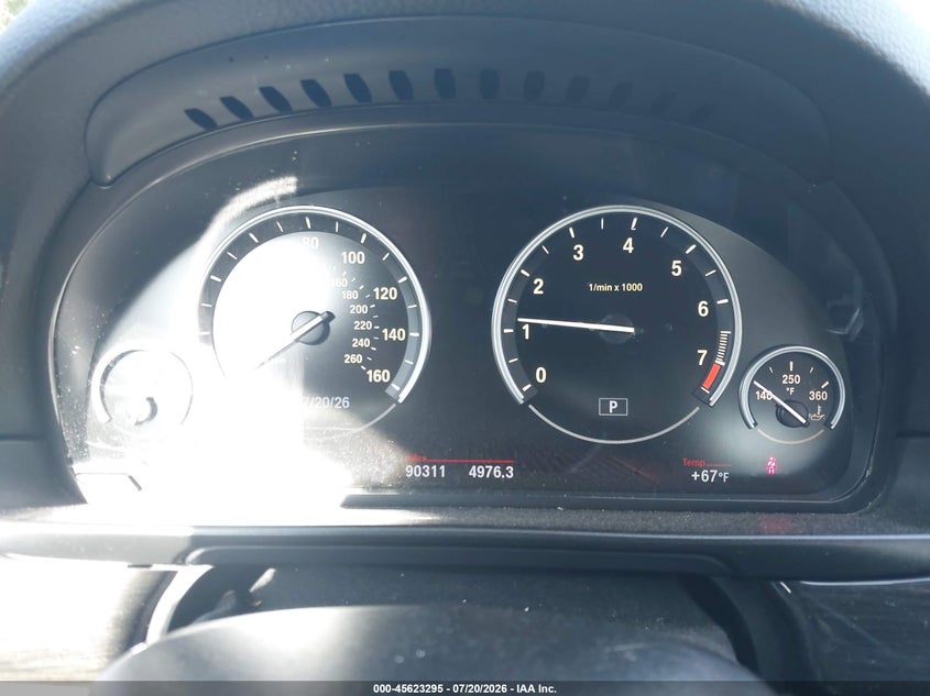2012 BMW 5er VIN WBAFZ9C55CC751722 IAAI salvage auction — REAR END, Salvage (Connecticut), sold $1,750 on 2026-08-01 (photo 7)