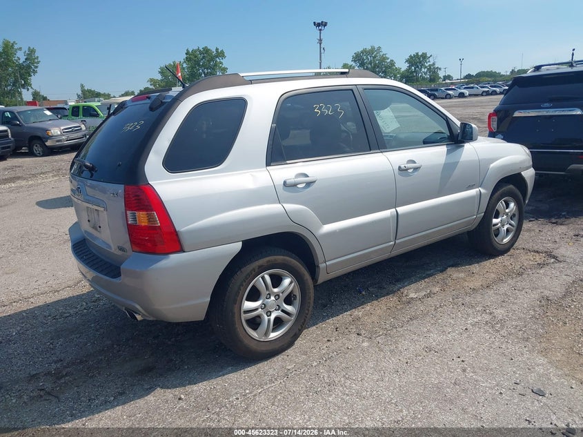 2007 Kia Sportage VIN KNDJE723377309095 IAAI salvage auction — NORMAL WEAR, Clear (Illinois), sold $1,650 on 2026-07-20 (photo 4)