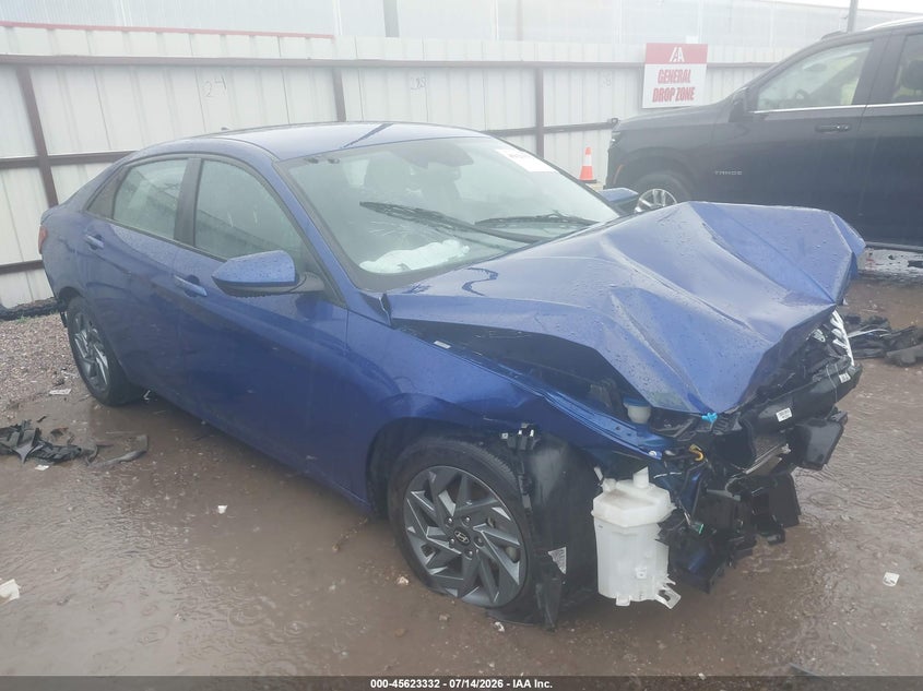 2024 Hyundai Elantra VIN KMHLM4DG4RU775161 IAAI salvage auction — FRONT END, Certificate Of Destruction (Florida), sold $25 on 2026-07-16 (photo 1)