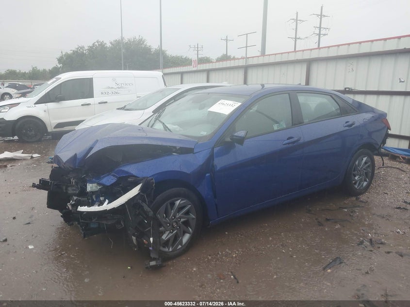 2024 Hyundai Elantra VIN KMHLM4DG4RU775161 IAAI salvage auction — FRONT END, Certificate Of Destruction (Florida), sold $25 on 2026-07-16 (photo 2)