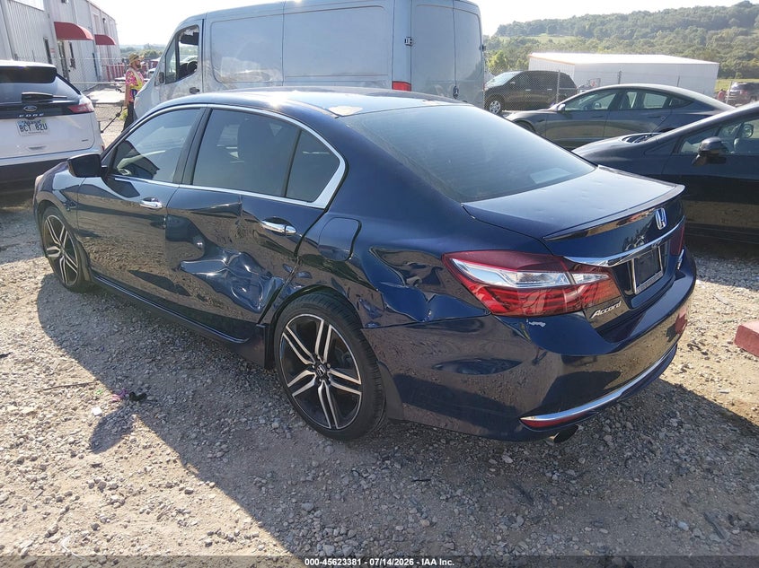 2016 Honda Accord VIN 1HGCR2F56GA180706 IAAI salvage auction — SIDE, Clear (Arkansas), sold $3,900 on 2026-07-29 (photo 3)