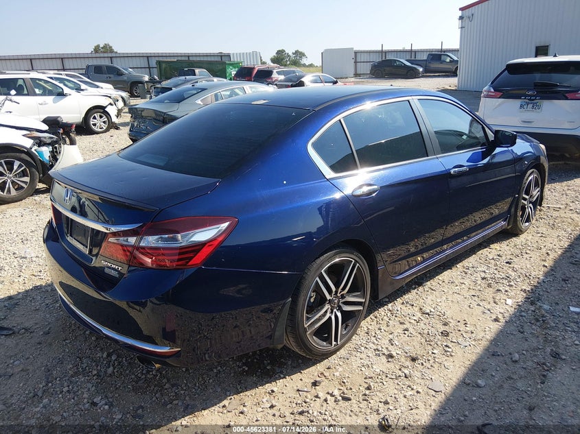 2016 Honda Accord VIN 1HGCR2F56GA180706 IAAI salvage auction — SIDE, Clear (Arkansas), sold $3,900 on 2026-07-29 (photo 4)
