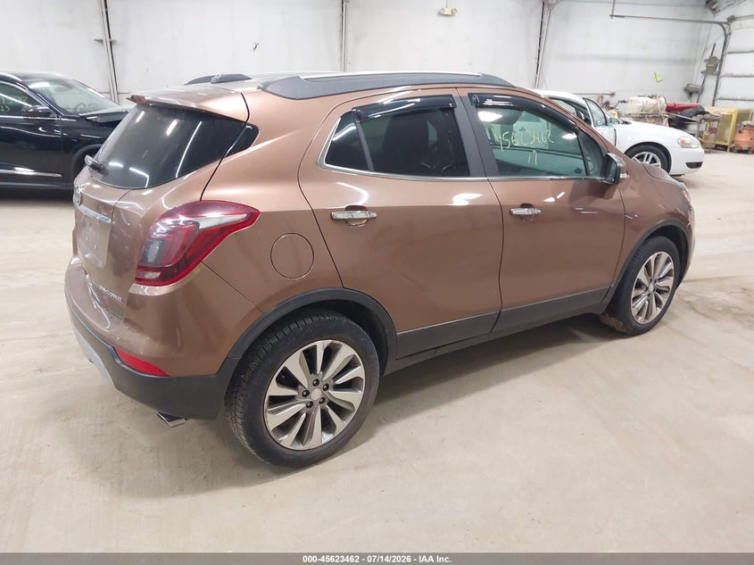 2017 Buick Encore VIN KL4CJASB2HB230468 IAAI salvage auction — NORMAL WEAR, Clear (Pennsylvania), sold $450 on 2026-07-30 (photo 4)