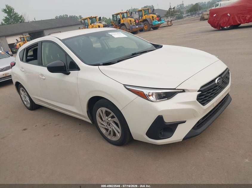 2024 Subaru Impreza VIN JF1GUABC4R8348551 IAAI salvage auction — HAIL, Wait Title, sold $9,800 on 2026-09-01 (photo 1)