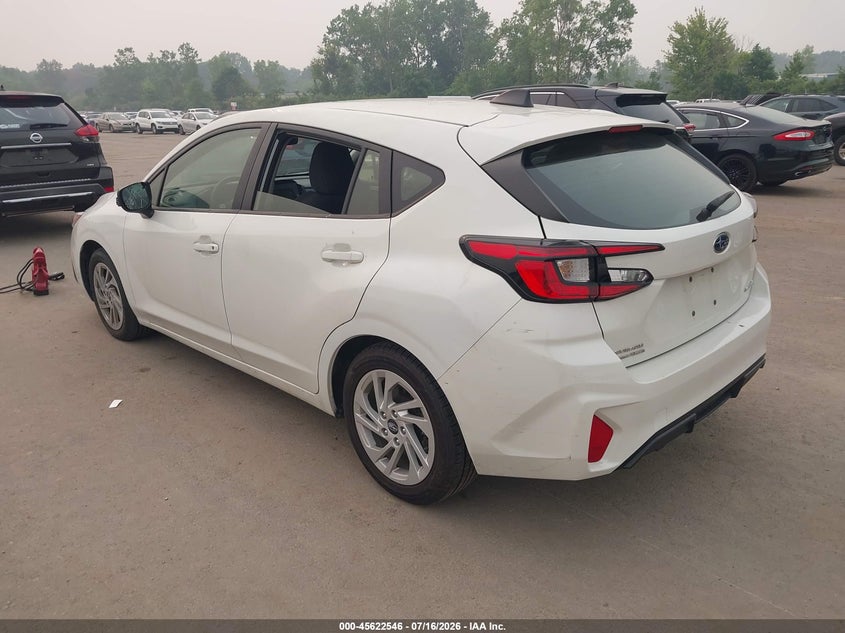 2024 Subaru Impreza VIN JF1GUABC4R8348551 IAAI salvage auction — HAIL, Wait Title, sold $9,800 on 2026-09-01 (photo 3)