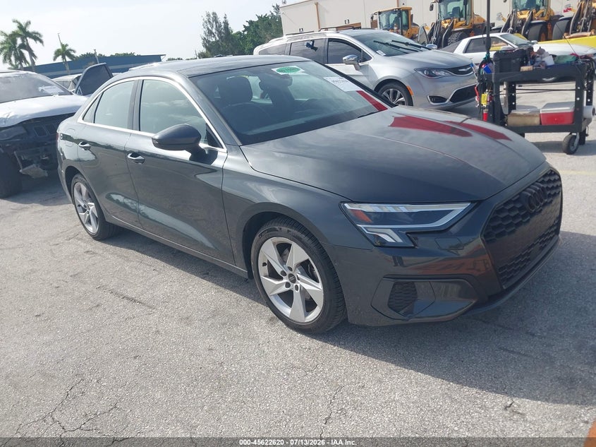 2024 Audi A3 VIN WAUGUDGY3RA042348 IAAI salvage auction — NORMAL WEAR, Salvage Title, sold $14,600 on 2026-07-19 (photo 1)