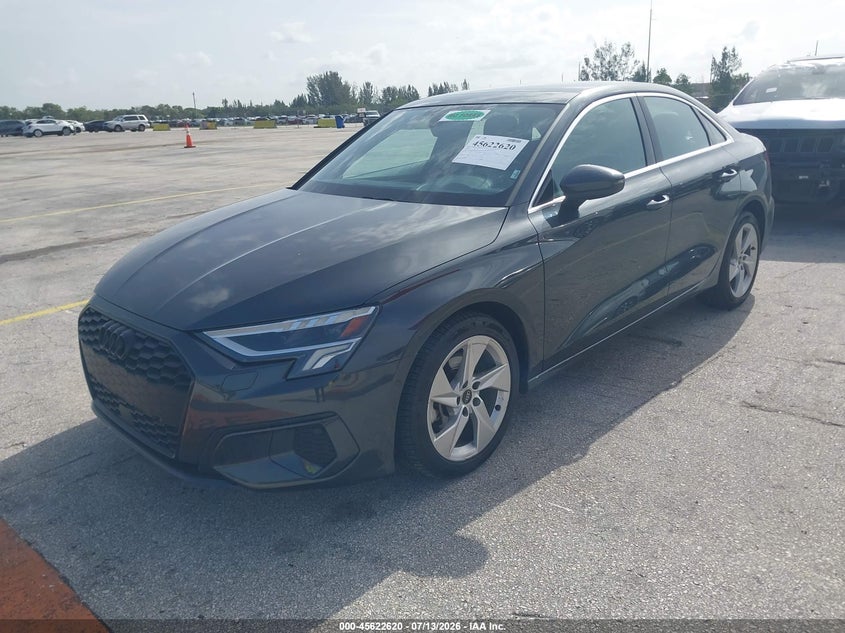 2024 Audi A3 VIN WAUGUDGY3RA042348 IAAI salvage auction — NORMAL WEAR, Salvage Title, sold $14,600 on 2026-07-19 (photo 2)