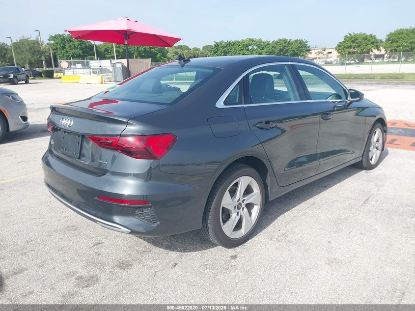 2024 Audi A3 VIN WAUGUDGY3RA042348 IAAI salvage auction — NORMAL WEAR, Salvage Title, sold $14,600 on 2026-07-19 (photo 4)