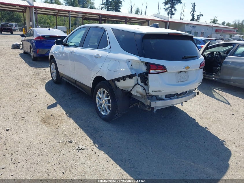2024 Chevrolet Equinox VIN 3GNAXTEG5RL197763 IAAI salvage auction — REAR END, Clear (Washington), sold $10,100 on 2026-07-29 (photo 3)