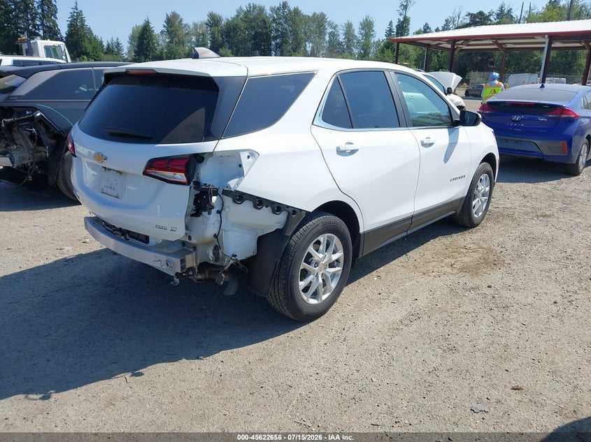 2024 Chevrolet Equinox VIN 3GNAXTEG5RL197763 IAAI salvage auction — REAR END, Clear (Washington), sold $10,100 on 2026-07-29 (photo 4)