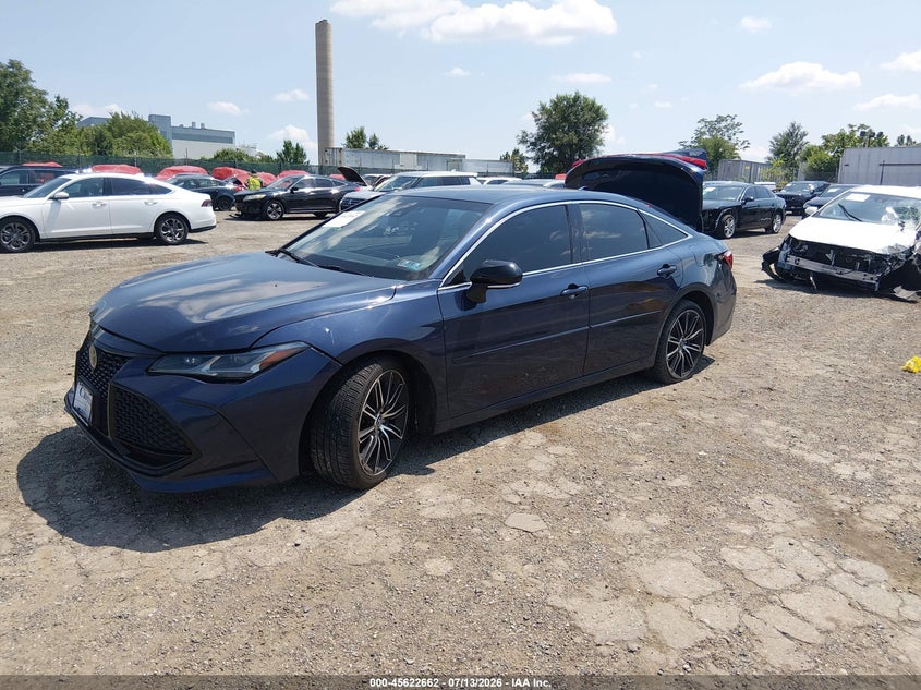 2019 Toyota Avalon VIN 4T1BZ1FB3KU027245 IAAI salvage auction — FRONT & REAR, Salvage Title, sold $9,200 on 2026-08-21 (photo 2)