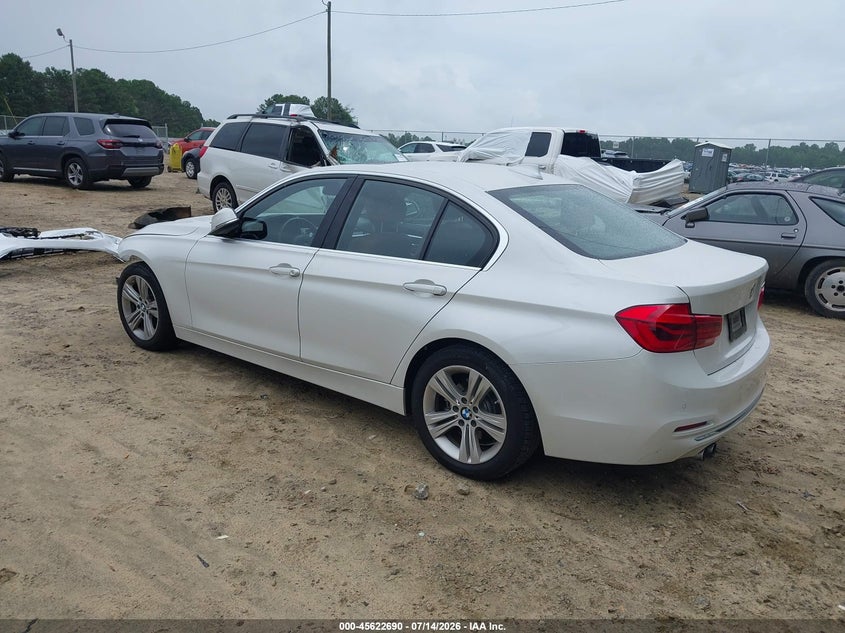 2016 BMW 3er VIN WBA8E9G58GNT84405 IAAI salvage auction — FRONT END, Salvage Title, sold $3,050 on 2026-08-13 (photo 3)