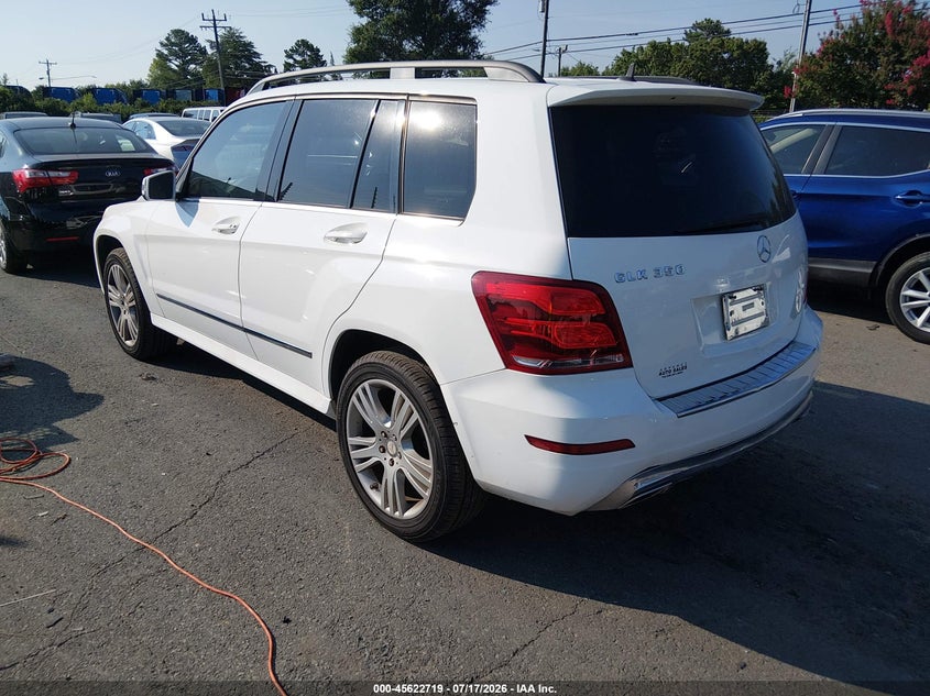 2014 Mercedes-benz Glk-klasse VIN WDCGG5HB7EG302200 IAAI salvage auction — REAR END, Salvage (North Carolina), sold $2,450 on 2026-07-31 (photo 3)
