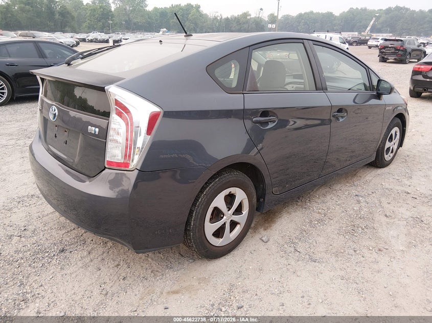 2012 Toyota Prius VIN JTDKN3DU9C1487383 IAAI salvage auction — FRONT END, Clear (New Jersey), sold $375 on 2026-07-21 (photo 4)