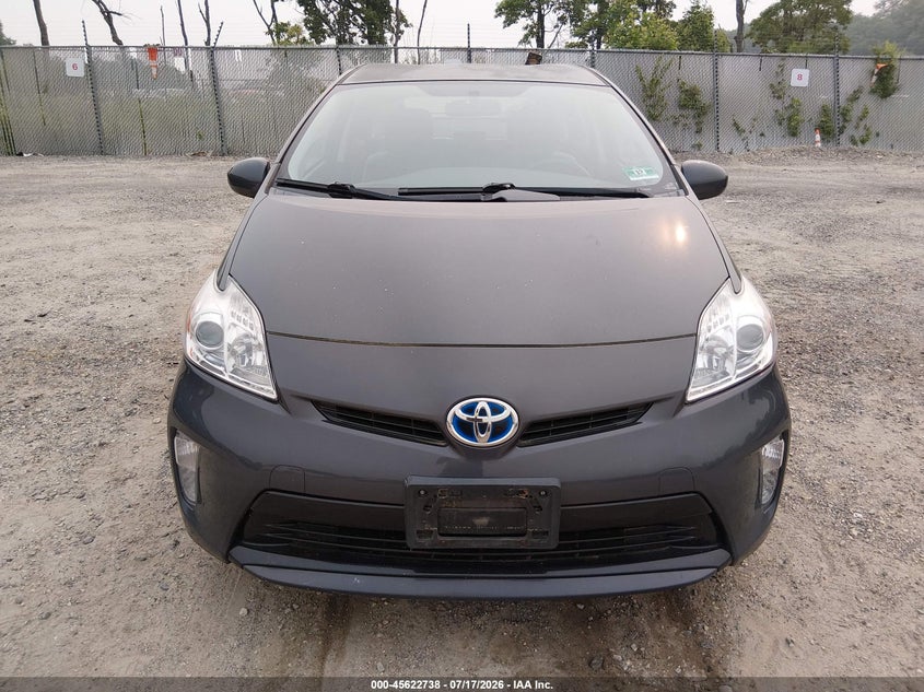 2012 Toyota Prius VIN JTDKN3DU9C1487383 IAAI salvage auction — FRONT END, Clear (New Jersey), sold $375 on 2026-07-21 (photo 6)
