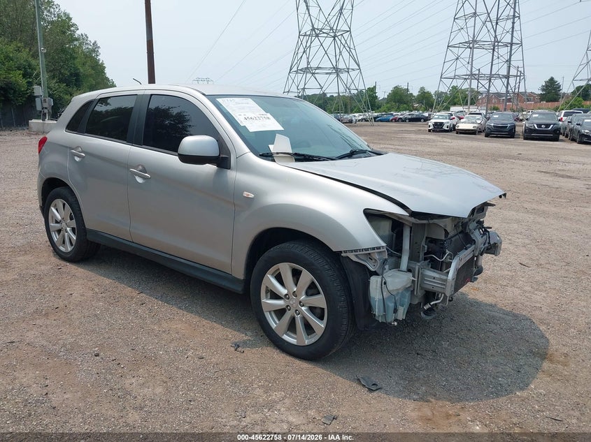 2014 Mitsubishi Outlander VIN 4A4AR3AU0EE030129 IAAI salvage auction — FRONT END, Salvage Title, sold $600 on 2026-07-25 (photo 1)