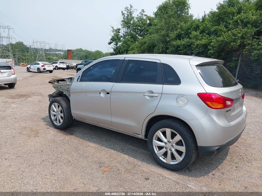 2014 Mitsubishi Outlander VIN 4A4AR3AU0EE030129 IAAI salvage auction — FRONT END, Salvage Title, sold $600 on 2026-07-25 (photo 3)