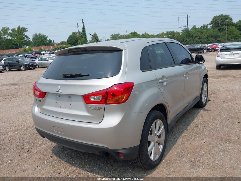 2014 Mitsubishi Outlander VIN 4A4AR3AU0EE030129 IAAI salvage auction — FRONT END, Salvage Title, sold $600 on 2026-07-25 (photo 4)