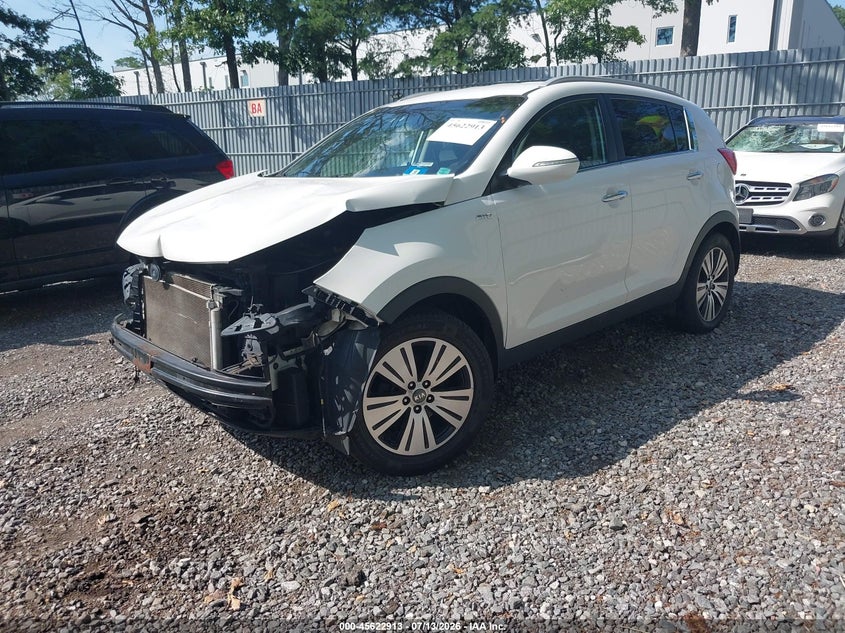 2015 Kia Sportage VIN KNDPCCAC2F7767493 IAAI salvage auction — FRONT END, Salvage Title, sold $1,150 on 2026-08-02 (photo 2)