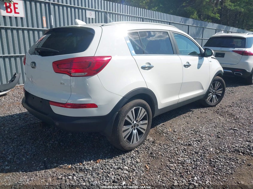2015 Kia Sportage VIN KNDPCCAC2F7767493 IAAI salvage auction — FRONT END, Salvage Title, sold $1,150 on 2026-08-02 (photo 4)