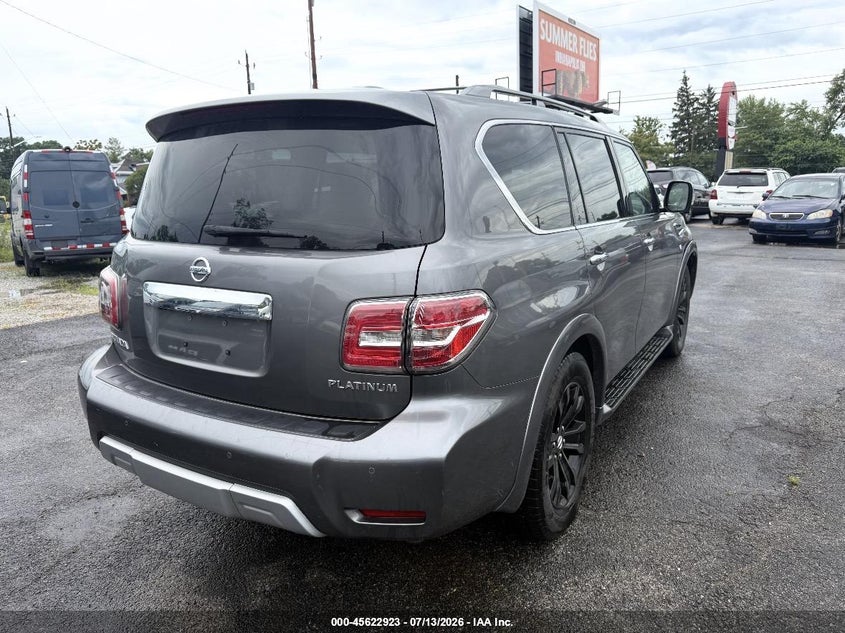2018 Nissan Armada VIN JN8AY2NE2JX700158 IAAI salvage auction — NORMAL WEAR, Clear (Montana), sold $7,200 on 2026-07-22 (photo 4)