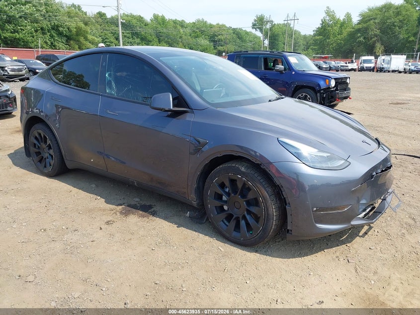 2023 Tesla Model y VIN 7SAYGDEE4PF861741 IAAI salvage auction — SIDE, Salvage (Idaho), sold $10,200 on 2026-08-02 (photo 1)