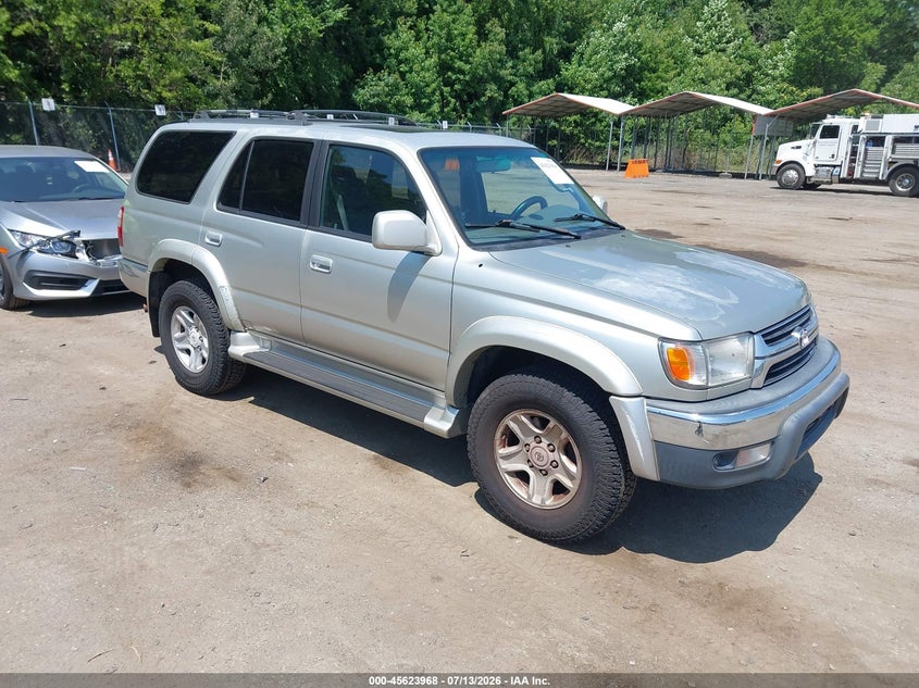 2001 Toyota 4runner VIN JT3HN86RX19045022 IAAI salvage auction — NORMAL WEAR, Clear (Maryland), sold $825 on 2026-07-21 (photo 1)