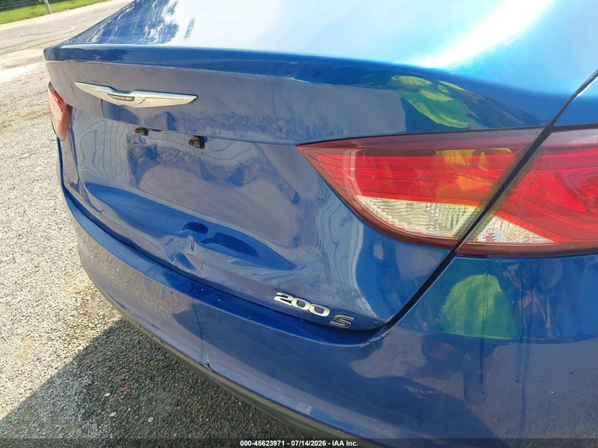 2016 Chrysler 200 VIN 1C3CCCBB3GN184310 IAAI salvage auction — REAR END, Salvage Title, sold $650 on 2026-07-31 (photo 6)