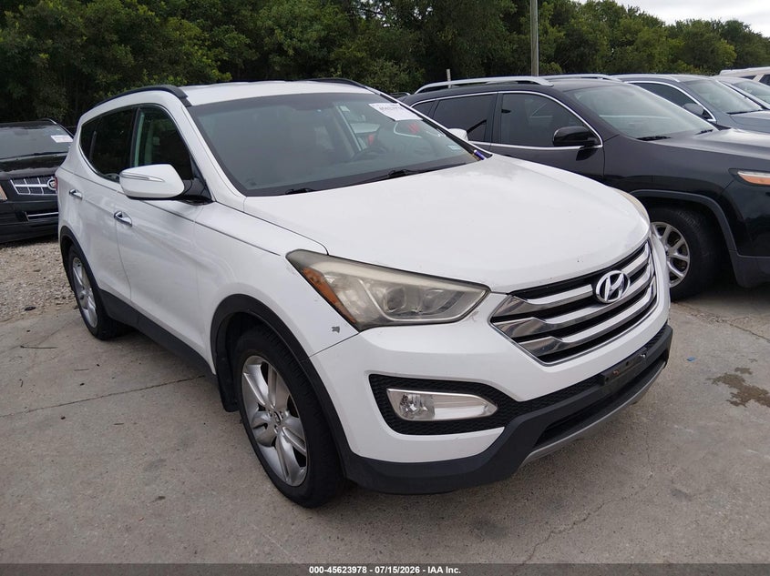 2013 Hyundai Santa fe VIN 5XYZU3LAXDG038790 IAAI salvage auction — NORMAL WEAR, Clear (Illinois), sold $2,850 on 2026-07-20 (photo 1)