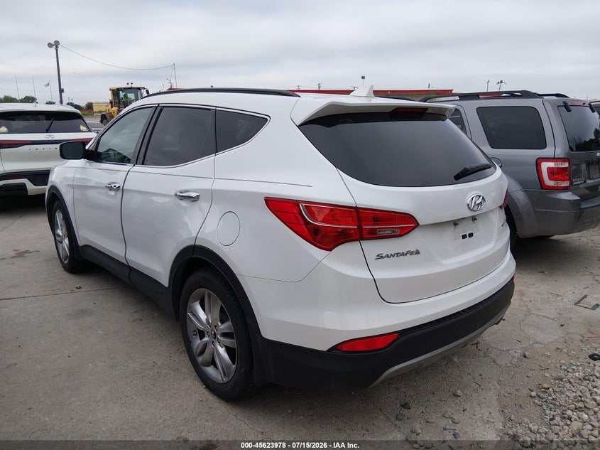 2013 Hyundai Santa fe VIN 5XYZU3LAXDG038790 IAAI salvage auction — NORMAL WEAR, Clear (Illinois), sold $2,850 on 2026-07-20 (photo 3)