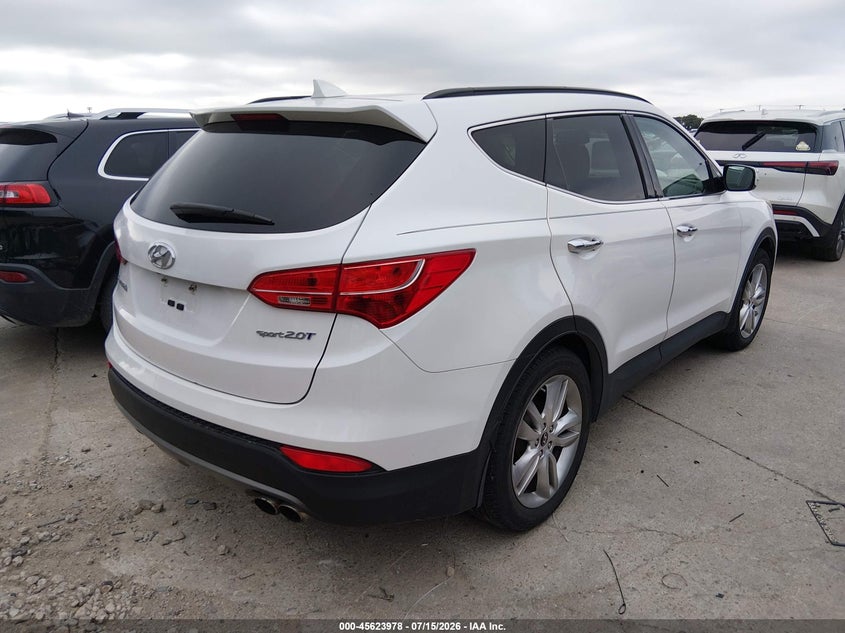2013 Hyundai Santa fe VIN 5XYZU3LAXDG038790 IAAI salvage auction — NORMAL WEAR, Clear (Illinois), sold $2,850 on 2026-07-20 (photo 4)