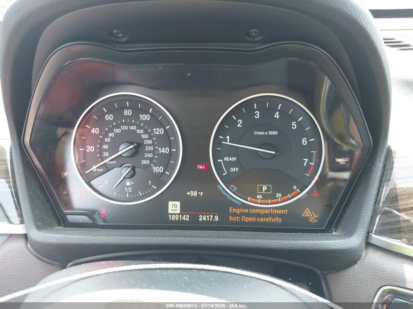 2016 BMW X1 VIN WBXHT3C35GP886287 IAAI salvage auction — NORMAL WEAR, Clear (Virginia), sold $1,775 on 2026-07-28 (photo 7)