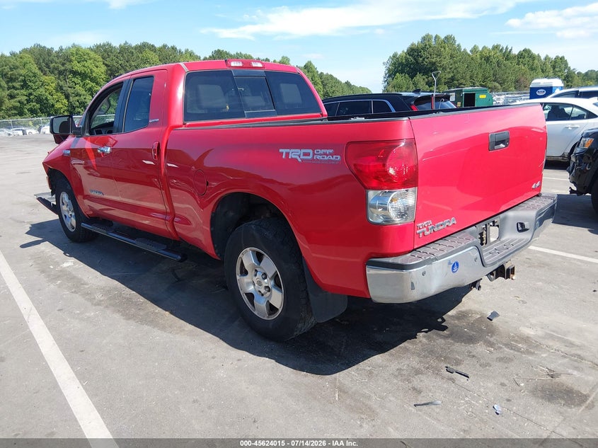 2007 Toyota Tundra VIN 5TFBV58177X019845 IAAI salvage auction — FRONT END, Salvage (North Carolina), sold $3,550 on 2026-08-02 (photo 3)