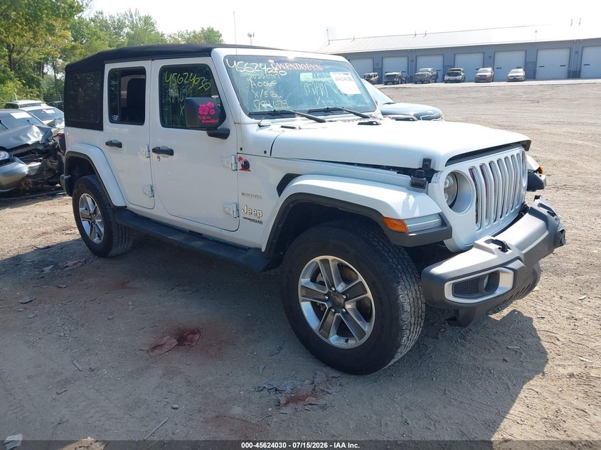 2021 Jeep Wrangler / VIN 1C4HJXEG0MW784679 — IAAI salvage auction photo