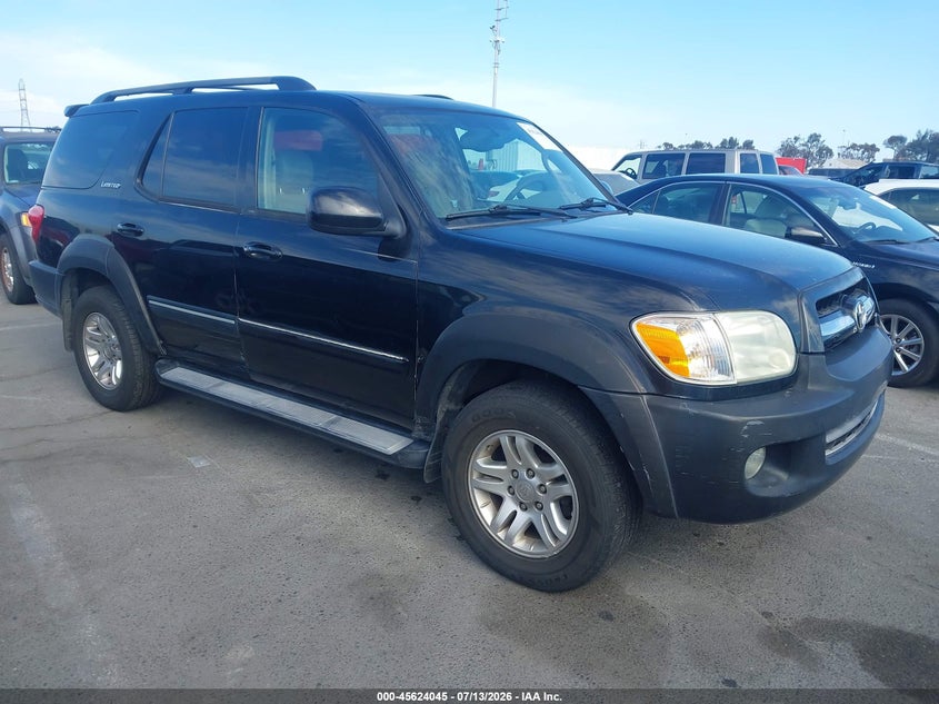 2006 Toyota Sequoia VIN 5TDZT38A06S274463 IAAI salvage auction — NORMAL WEAR, Clear - Dealer Only (California), sold $825 on 2026-07-30 (photo 1)