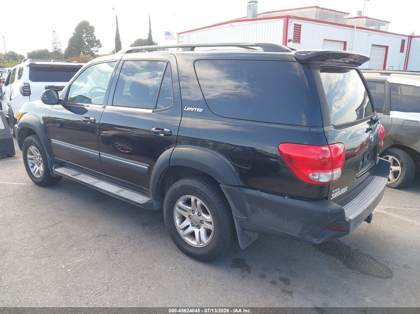 2006 Toyota Sequoia VIN 5TDZT38A06S274463 IAAI salvage auction — NORMAL WEAR, Clear - Dealer Only (California), sold $825 on 2026-07-30 (photo 3)