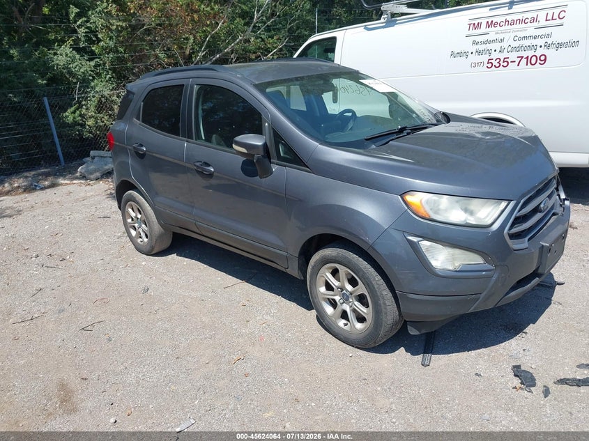2018 Ford Ecosport VIN MAJ6P1UL4JC173980 IAAI salvage auction — NORMAL WEAR, Clear (Indiana), sold $475 on 2026-07-22 (photo 1)