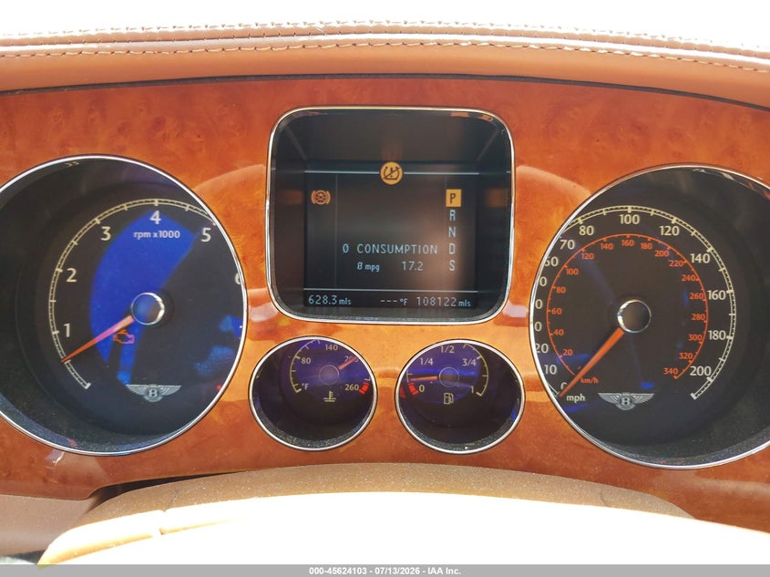 2005 Bentley Continental VIN SCBCR63W45C024347 IAAI salvage auction — UNKNOWN, Salvage (Florida), sold $5,800 on 2026-07-29 (photo 7)