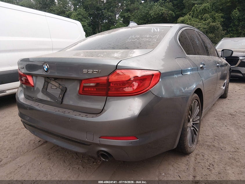 2019 BMW 5er VIN WBAJA7C55KWW20082 IAAI salvage auction — FRONT END, Salvage Title, sold $3,300 on 2026-08-04 (photo 4)