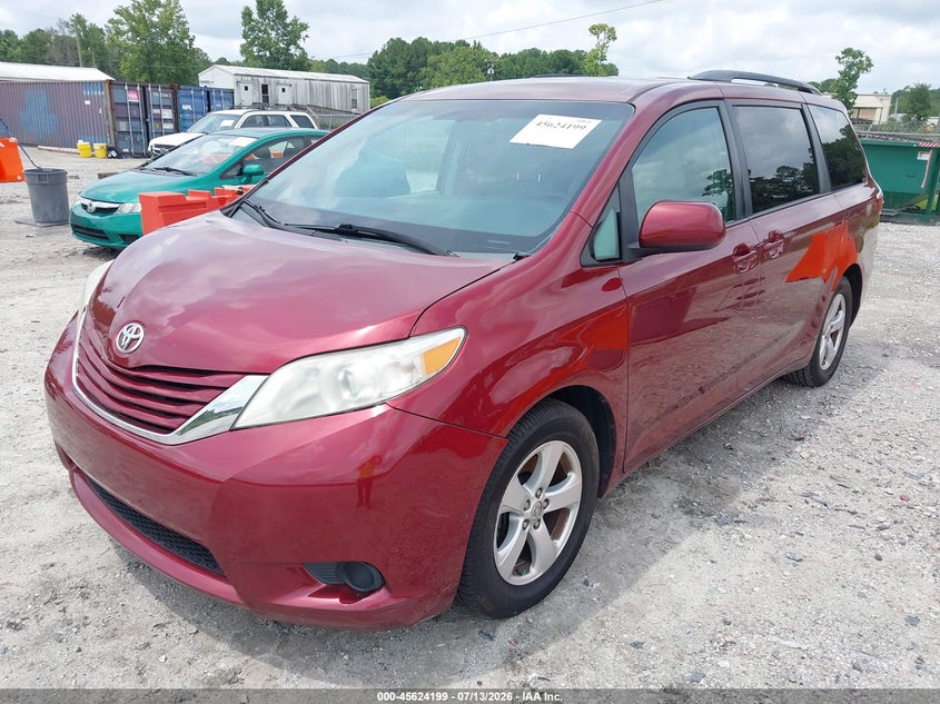 2016 Toyota Sienna VIN 5TDKK3DC7GS693391 IAAI salvage auction — NORMAL WEAR, Salvage Title, sold $400 on 2026-07-28 (photo 2)